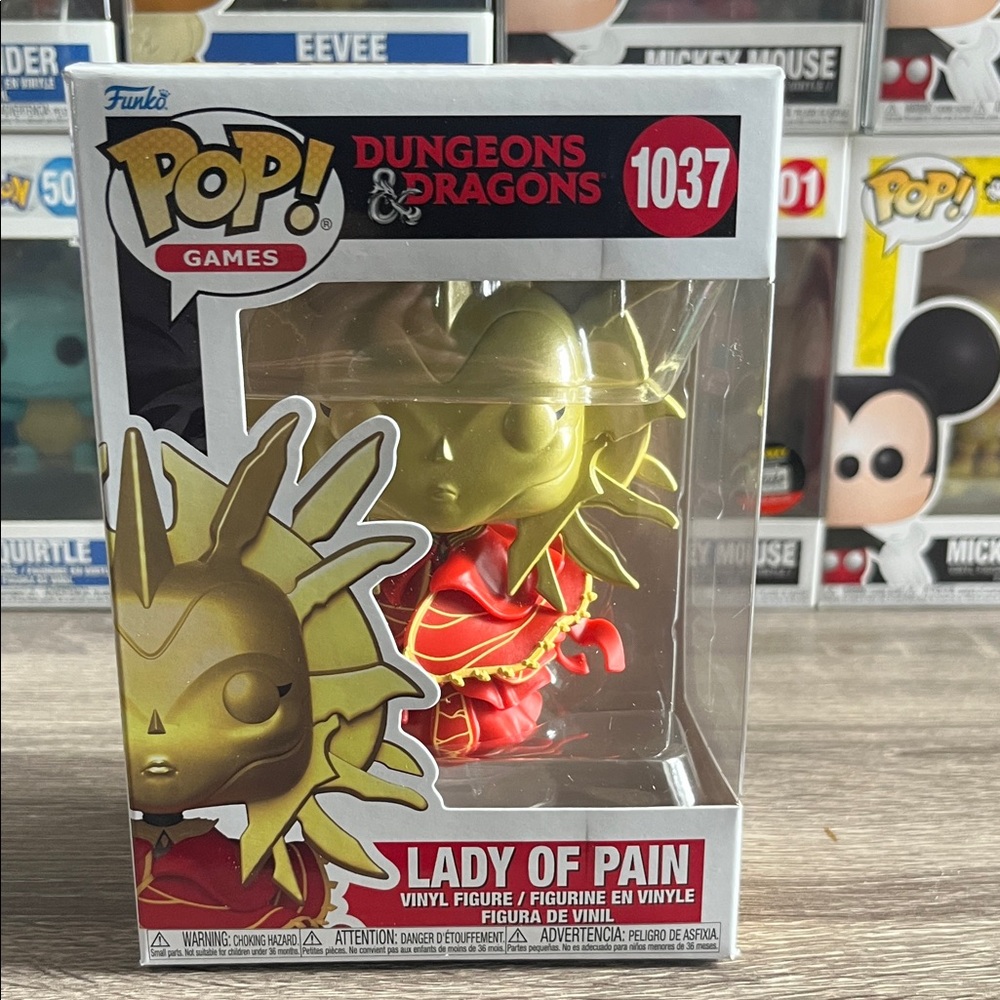 Funko Pop Dungeons & Dragons Lady of Pain Red and Gold Figure